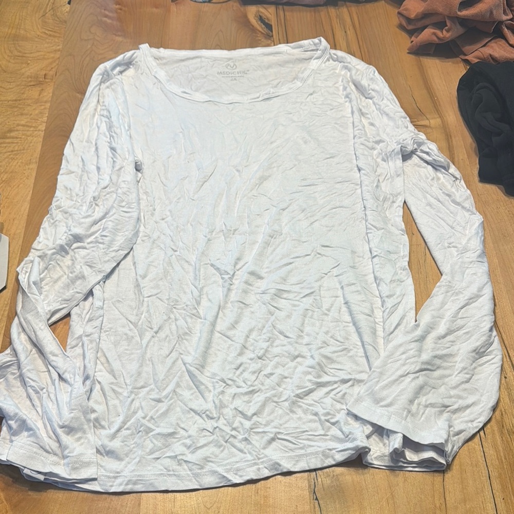 White Long Sleeve Women's Top